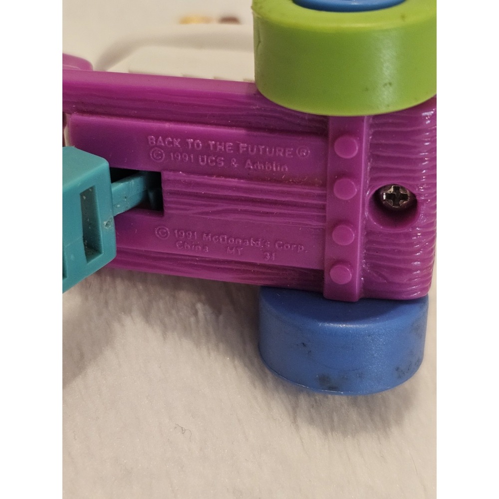1991 McDonalds Back to the Future Kids Meal Toy Time Travel Car Figure‎ - Picture 5 of 7